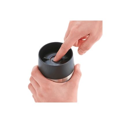 Tefal - Caneca de viagem 360 ml TRAVEL MUG aço inoxidável/azul escuro