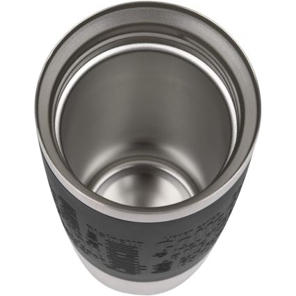 Tefal - Caneca de viagem 360 ml TRAVEL MUG aço inoxidável/preto