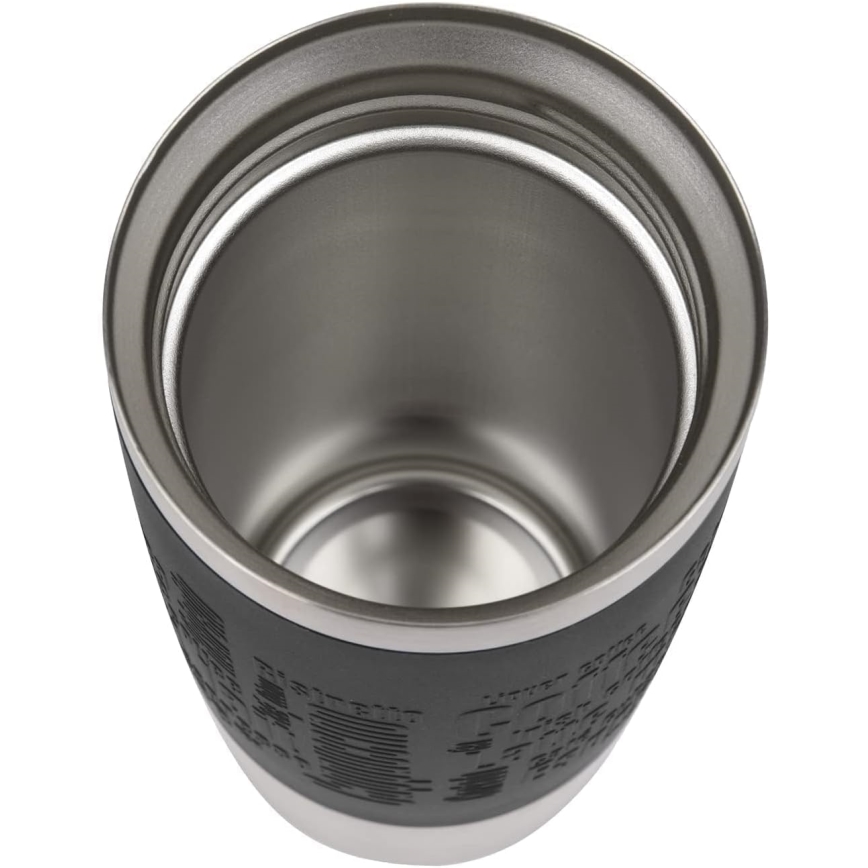 Tefal - Caneca de viagem 360 ml TRAVEL MUG aço inoxidável/preto