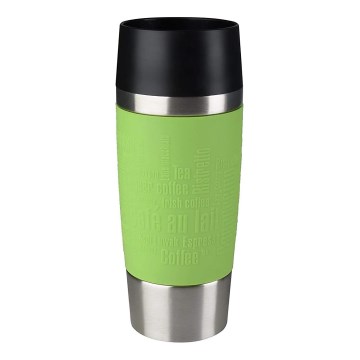Tefal - Caneca de viagem 360 ml TRAVEL MUG aço inoxidável/verde