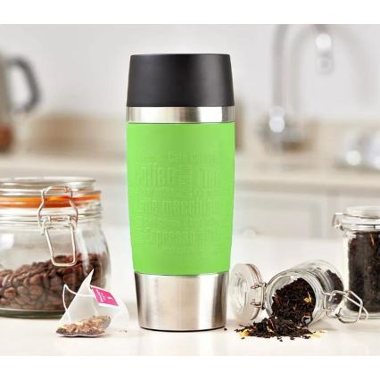Tefal - Caneca de viagem 360 ml TRAVEL MUG aço inoxidável/verde