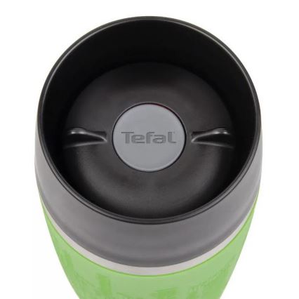 Tefal - Caneca de viagem 360 ml TRAVEL MUG aço inoxidável/verde