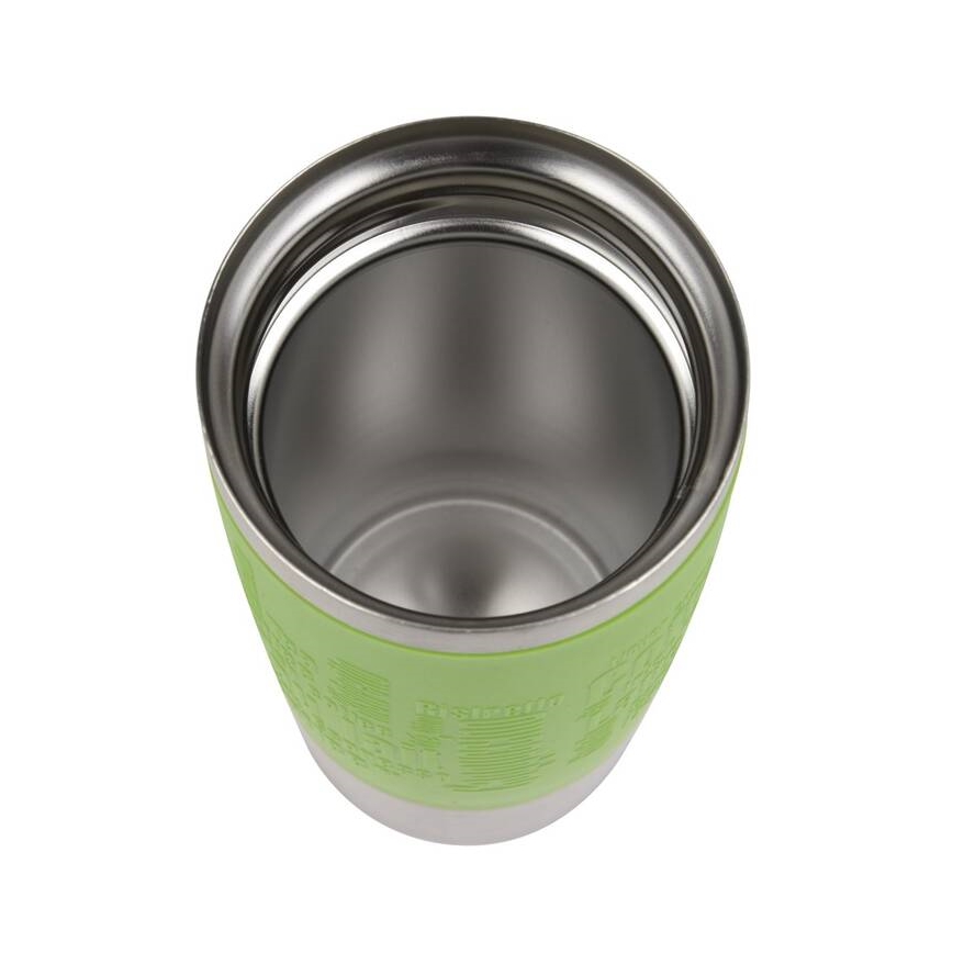 Tefal - Caneca de viagem 360 ml TRAVEL MUG aço inoxidável/verde