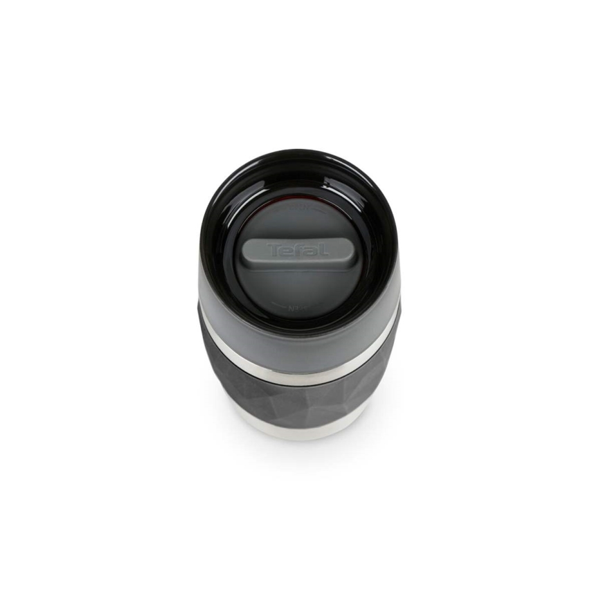 Tefal - Caneca térmica 300 ml COMPACT MUG aço inoxidável/preto