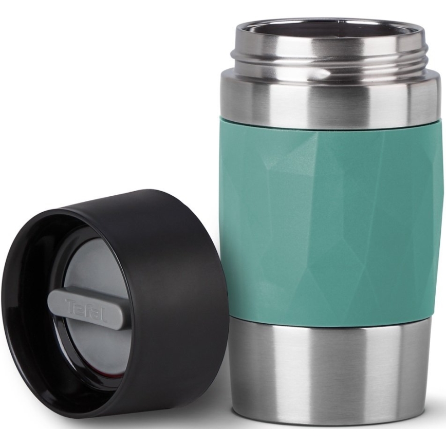 Tefal - Caneca térmica 300 ml COMPACT MUG aço inoxidável/verde