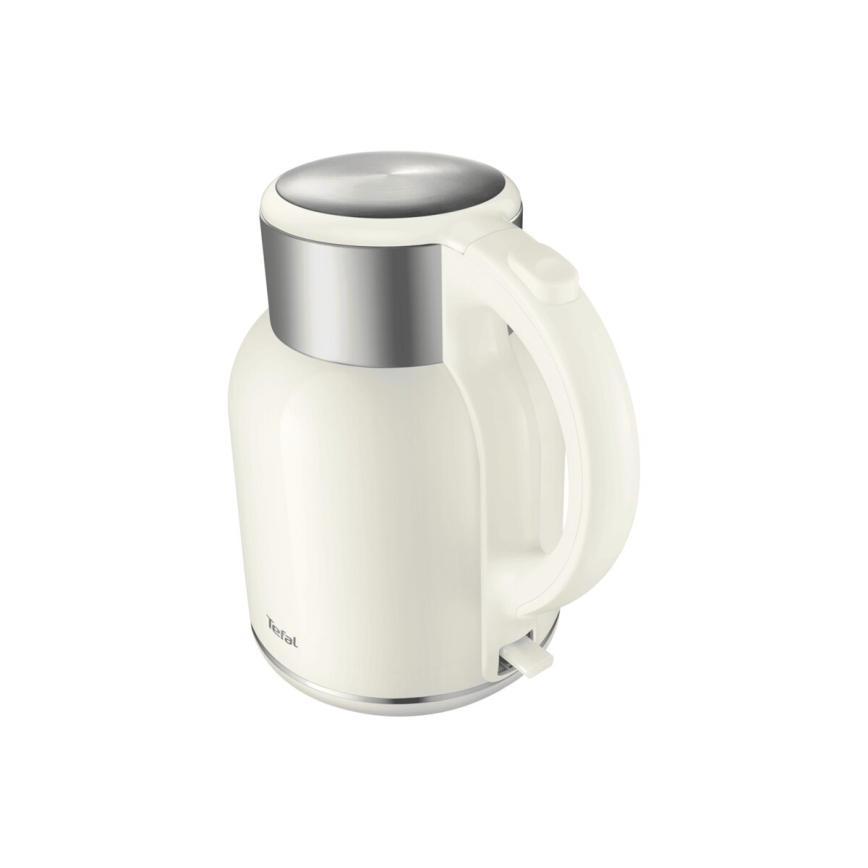 Tefal - Chaleira THERMO PROTECT XL 1,9l 1650W/230V aço inoxidável/branco