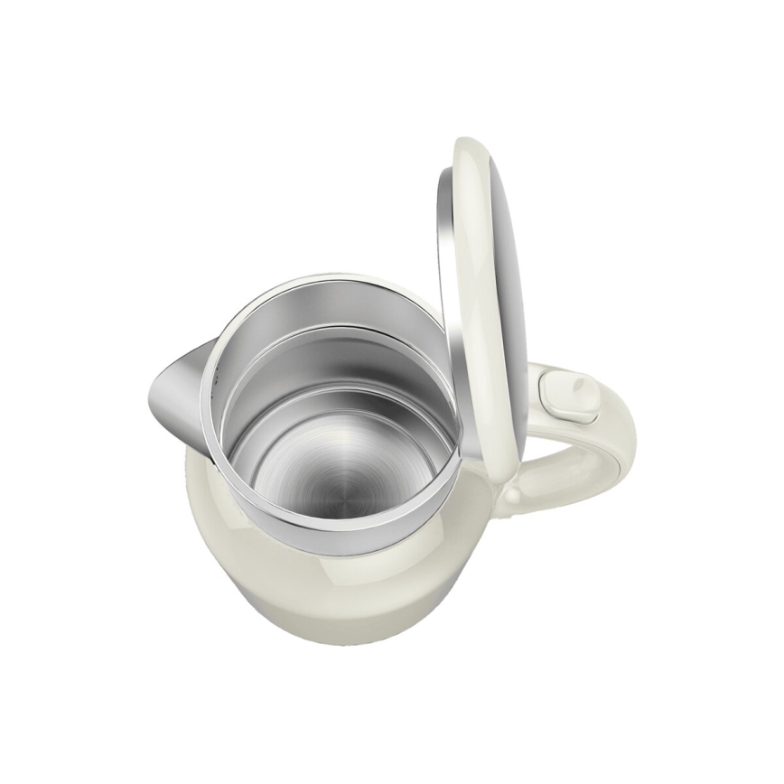 Tefal - Chaleira THERMO PROTECT XL 1,9l 1650W/230V aço inoxidável/branco