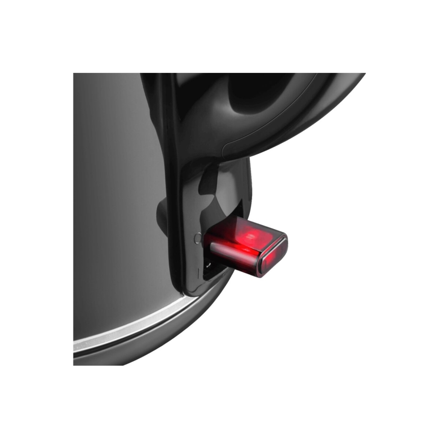 Tefal - Chaleira THERMO PROTECT XL 1,9l 1650W/230V aço inoxidável/preto