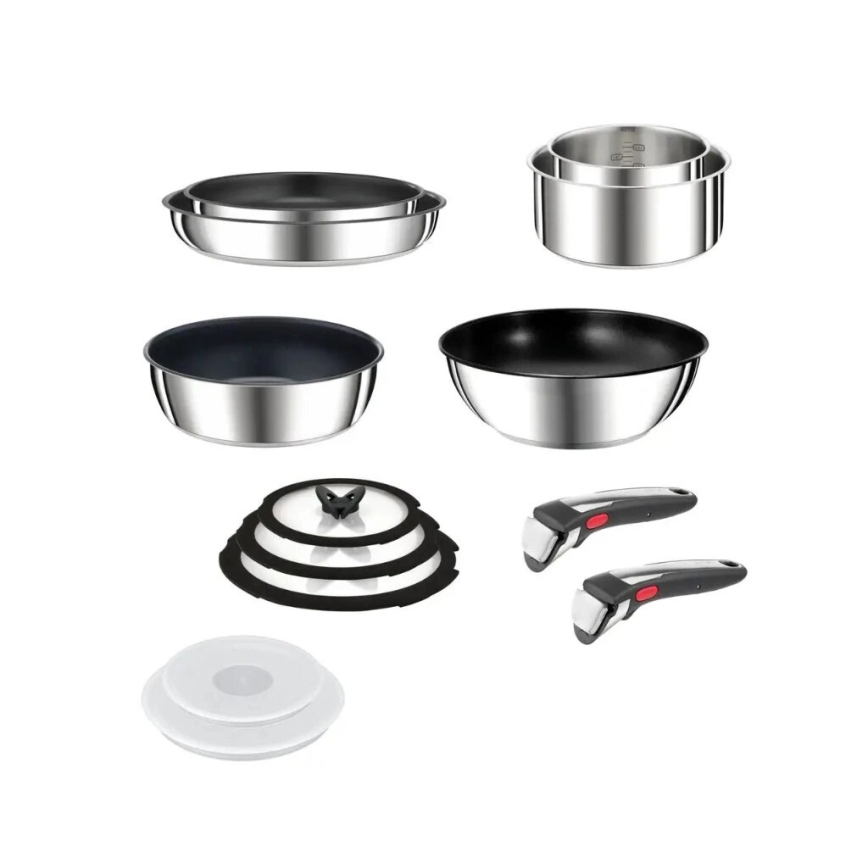 Tefal - Conjunto de panelas 13 peças INGENIO PREFERENCE ON inox