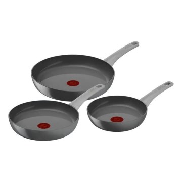 Tefal - Conjunto de 3 Frigideiras RENEW ON