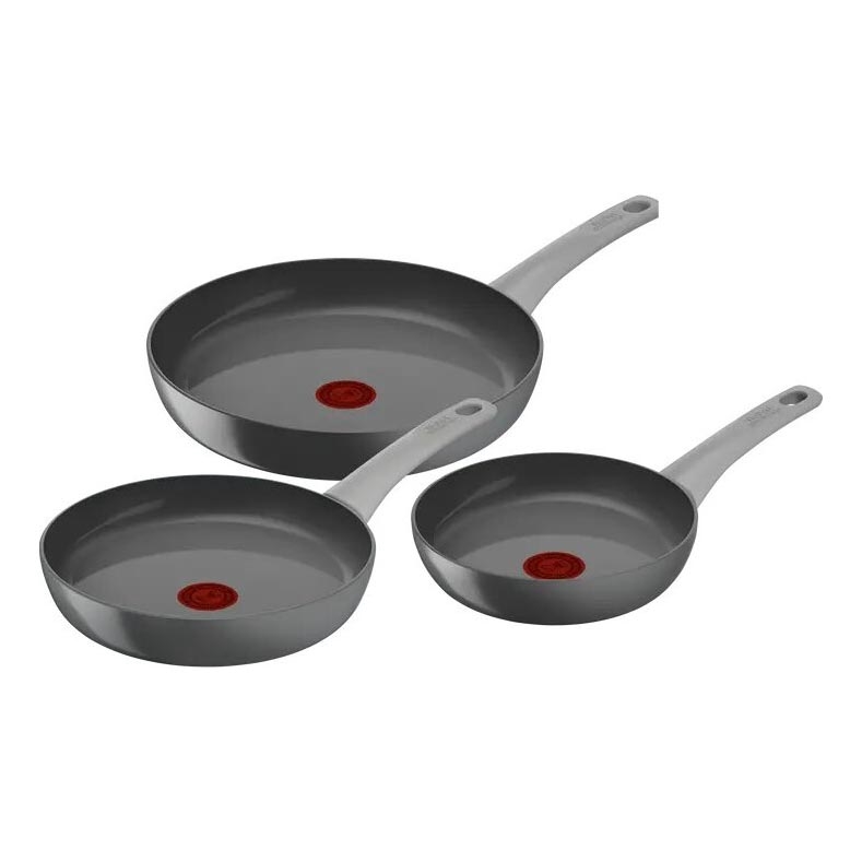 Tefal - Conjunto de 3 Frigideiras RENEW ON