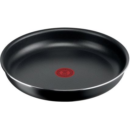 Tefal - Conjunto de frigideiras 3 unid. INGENIO EASY COOK & CLEAN BLACK