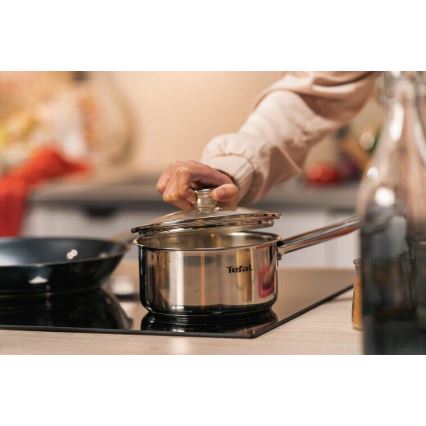 Tefal - Conjunto de panelas 10 pçs COOK EAT aço inoxidável