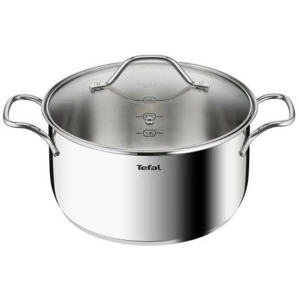 Tefal - Conjunto de panelas 10 unid. INTUITION aço inoxidável