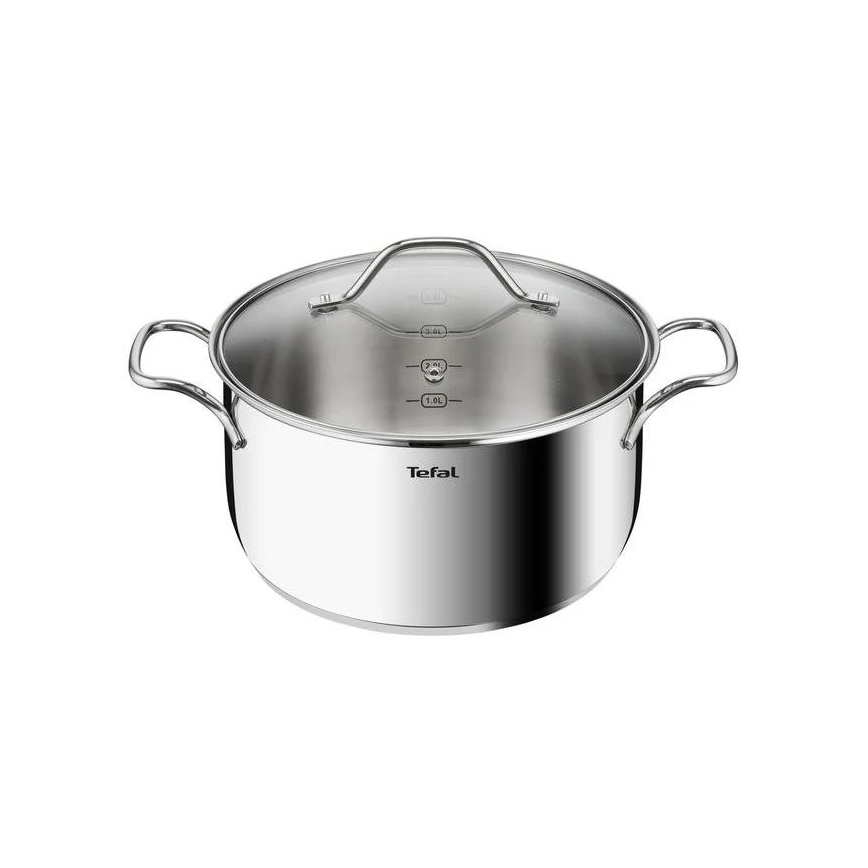 Tefal - Conjunto de panelas 10 unid. INTUITION aço inoxidável