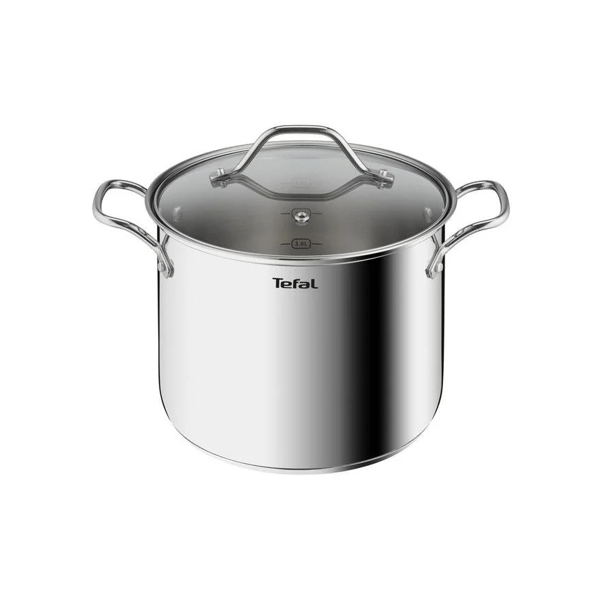 Tefal - Conjunto de panelas 10 unid. INTUITION aço inoxidável