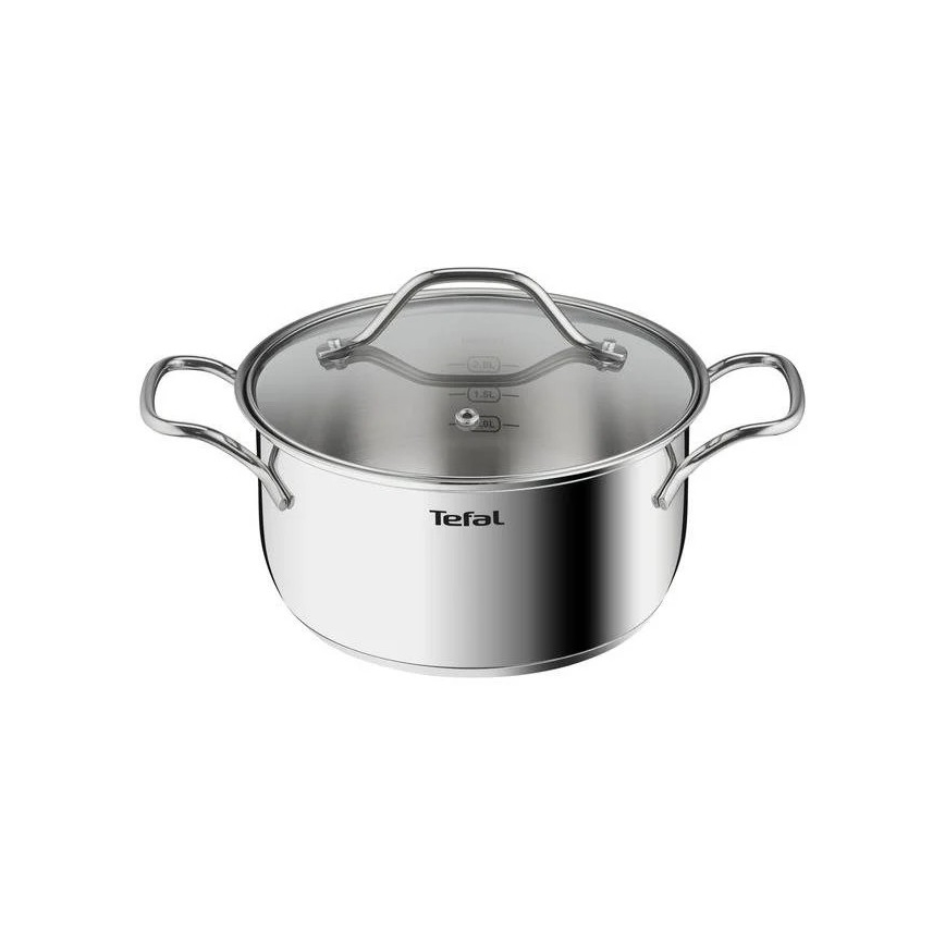 Tefal - Conjunto de panelas 10 unid. INTUITION aço inoxidável