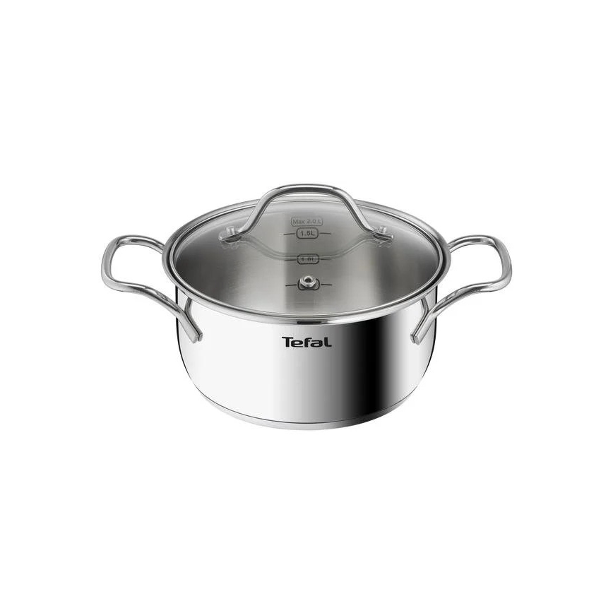 Tefal - Conjunto de panelas 10 unid. INTUITION aço inoxidável