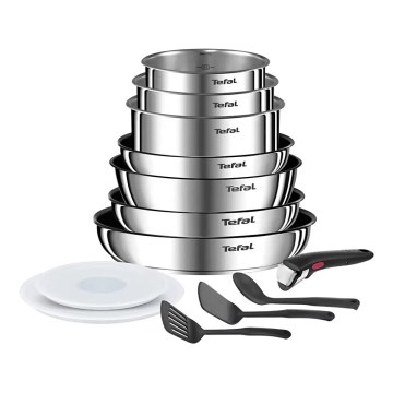 Tefal - Conjunto de panelas 13 peças INGENIO EMOTION inox