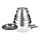 Tefal - Conjunto de panelas 13 peças INGENIO PREFERENCE ON inox