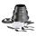 Tefal - Conjunto de panelas 20 peças INGENIO DAILY CHEF ON preto