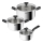 Tefal - Conjunto de panelas 6 pçs DELICIOUS aço inoxidável