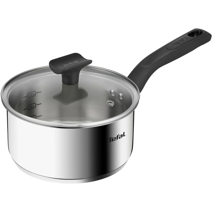 Tefal - Conjunto de panelas 6 pçs DELICIOUS aço inoxidável