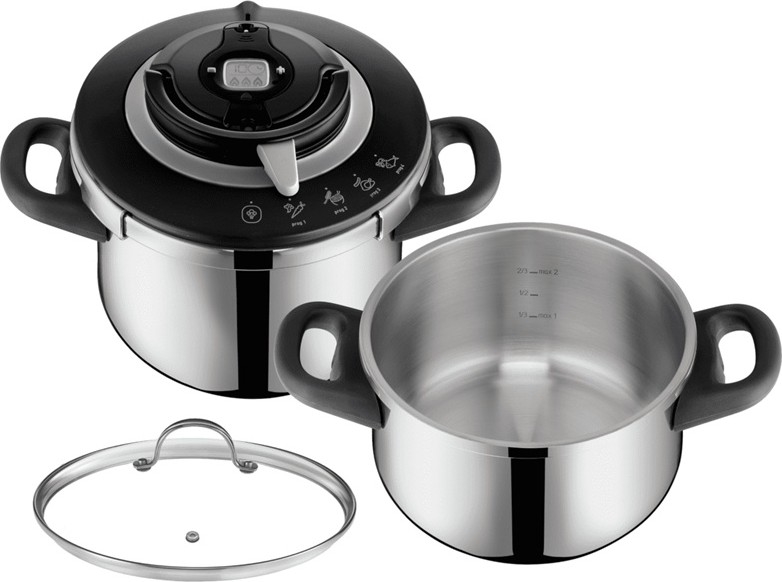 Tefal - Conjunto de panelas de pressão 4,5/6 l CLIPSO CHEF