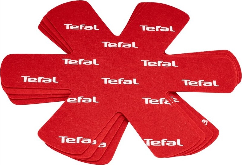 Tefal - Conjunto de separadores de pratos 4 unid. INGENIO vermelho