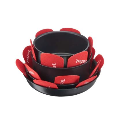 Tefal - Conjunto de separadores de pratos 4 unid. INGENIO vermelho