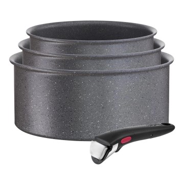 Tefal - Conjunto de tachos pequenos 4 unid. INGENIO NATURAL FORCE