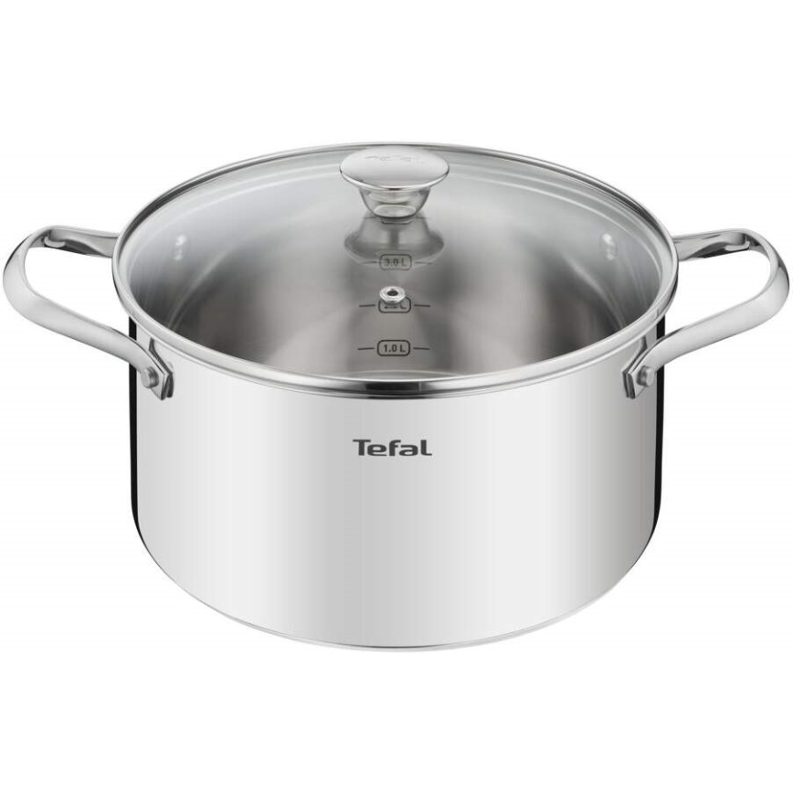 Tefal - Conjunto de utensílios de cozinha 10 pçs COOK EAT aço inoxidável