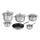 Tefal - Conjunto de utensílios de cozinha 10 unid. DUETTO