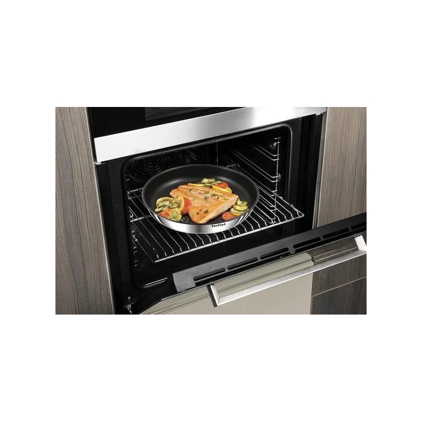 Tefal - Conjunto de utensílios de cozinha 10 unid. INGENIO EMOTION aço inoxidável