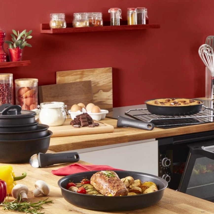 Tefal - Conjunto de utensílios de cozinha 3 unid. INGENIO Unlimited