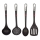 Tefal - Conjunto de utensílios de cozinha 4 pçs INGENIO preto