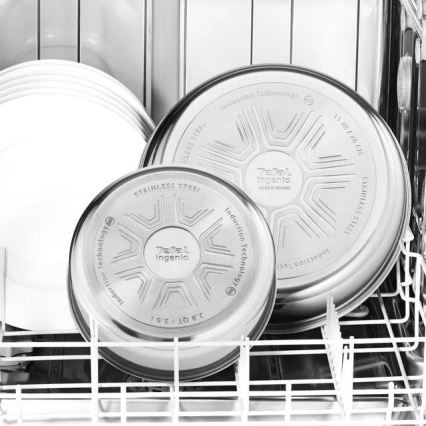 Tefal - Conjunto de utensílios de cozinha 4 unid. INGENIO EMOTION aço inoxidável