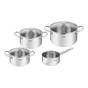 Tefal - Conjunto de utensílios de cozinha 7 pçs COOK EAT aço inoxidável