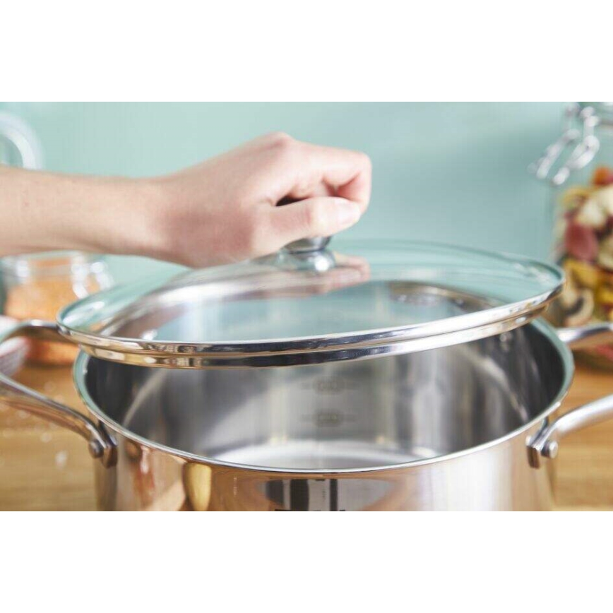 Tefal - Conjunto de utensílios de cozinha 7 pçs COOK EAT aço inoxidável