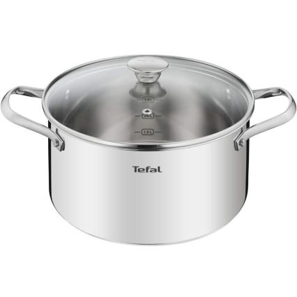 Tefal - Conjunto de utensílios de cozinha 7 pçs COOK EAT aço inoxidável