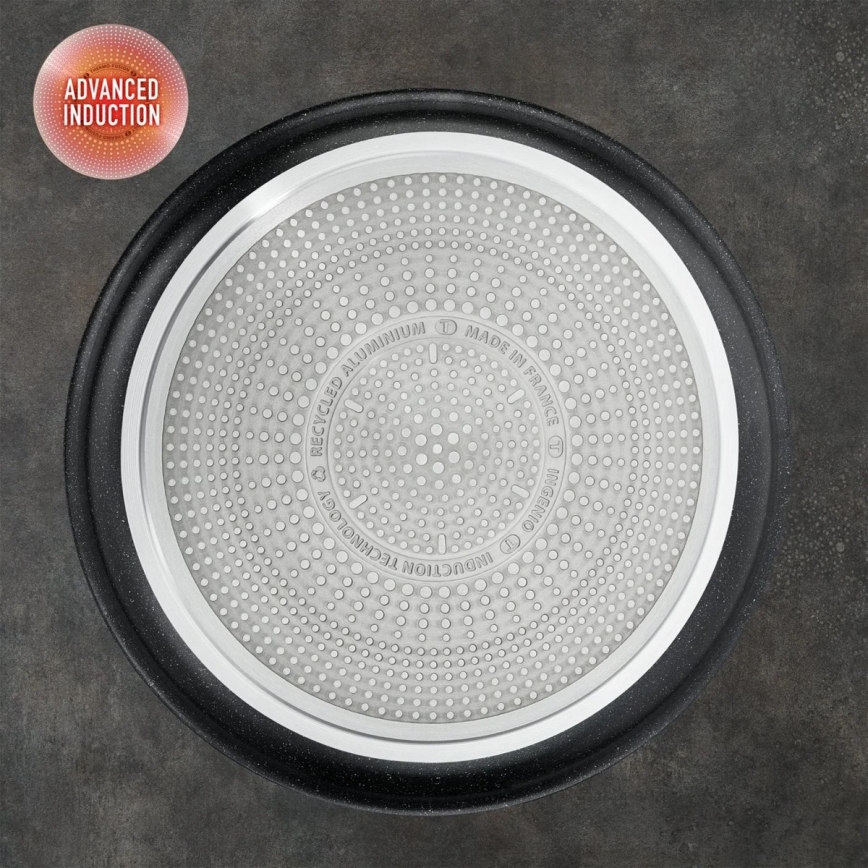 Tefal - Conjunto de utensílios de cozinha 8 pçs INGENIO BLACK STONE