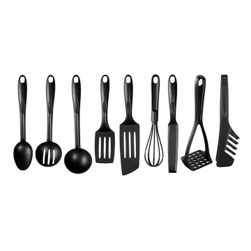 Tefal - Conjunto de utensílios de cozinha 9 pçs BIENVENUE preto