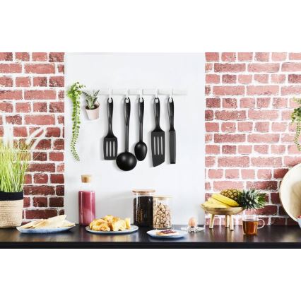 Tefal - Conjunto de utensílios de cozinha 9 pçs BIENVENUE preto
