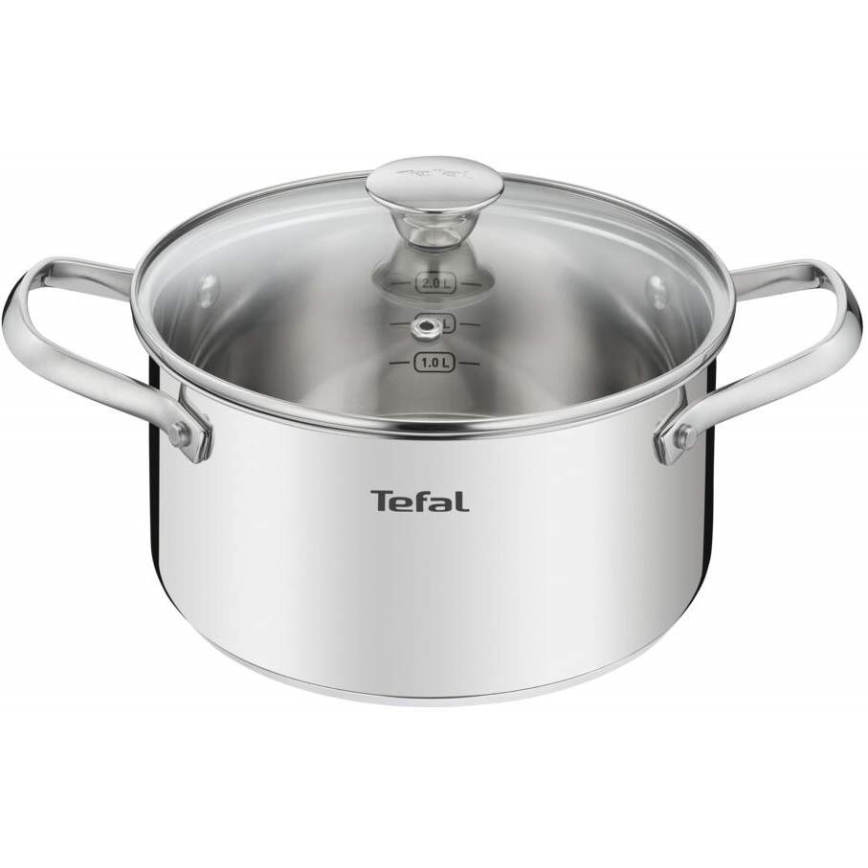 Tefal - Conjunto de utensílios de cozinha 9 pçs COOK EAT aço inoxidável