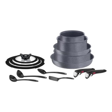 Tefal - Conjunto de utensílios para cozinha 14 unid. INGENIO NATURAL FORCE
