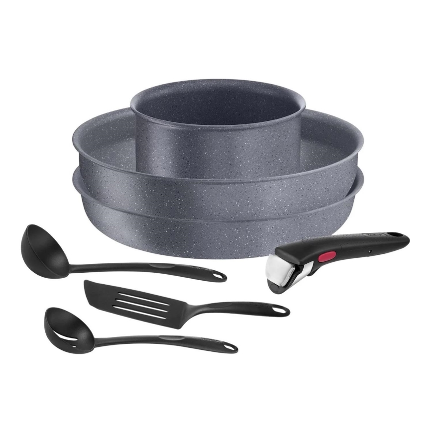 Tefal - Conjunto de utensílios para cozinha 7 unid. INGENIO NATURAL FORCE