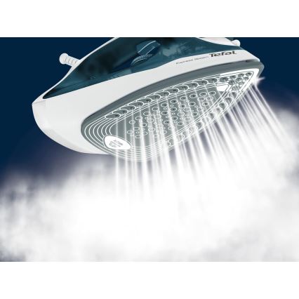 Tefal - Ferro a vapor EXPRESS STEAM 2400W/230V turquesa