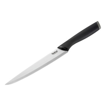 Tefal - Faca de trinchar em aço inoxidável COMFORT 20 cm cromado brilhante/preto