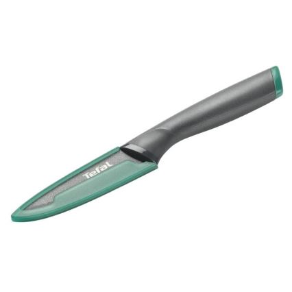 Tefal - Faca de trinchar em aço inoxidável FRESH KITCHEN 9 cm cinzento/verde