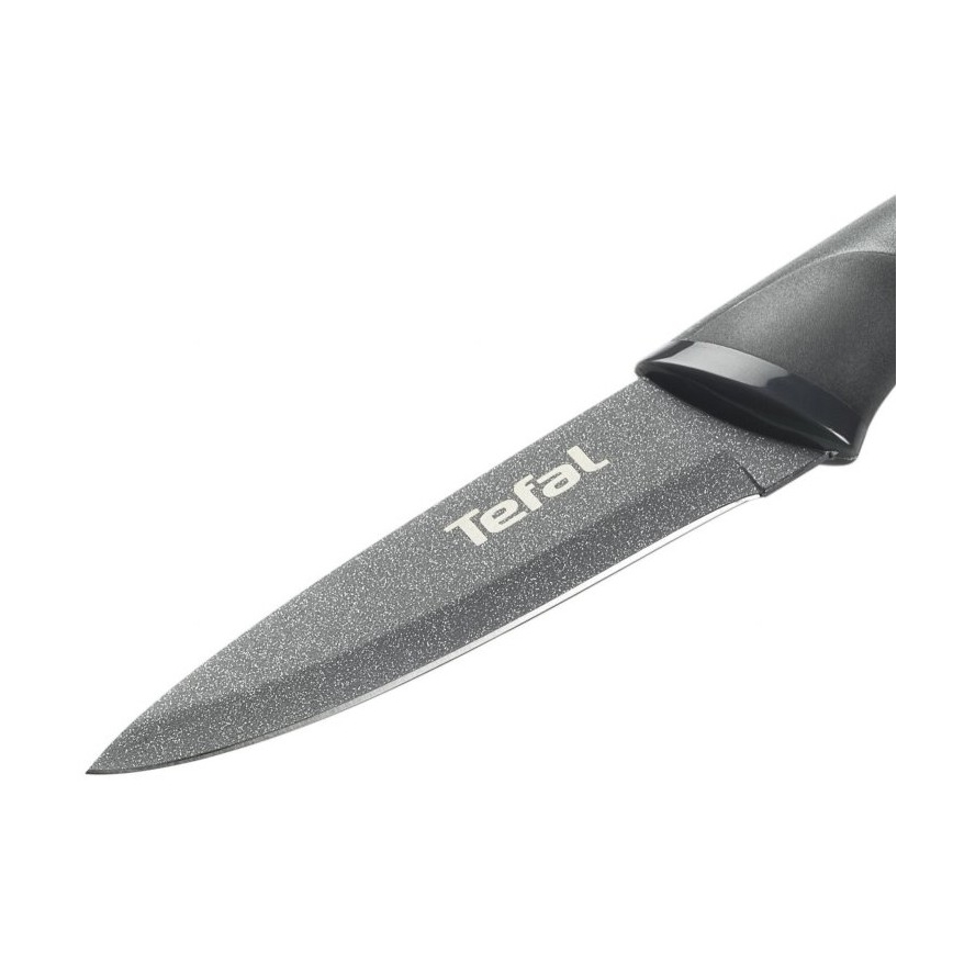 Tefal - Faca de trinchar em aço inoxidável FRESH KITCHEN 9 cm cinzento/verde